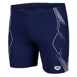 Arena M Arena Graphic Swim Mid Jammer Swim Midjammer Herren, blau, Grösse: D 6