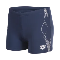 Arena B Arena Graphic Swim Short Swim Short Jungen, blau, Grösse: 140