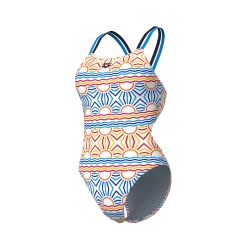 Arena W Arena Sun Swimsuit Lace Plus Back Damen, weiss, Grösse: D 32