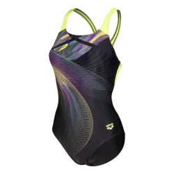 Arena W Arena Jellyfish Swimsuit Swim Pro Back Badeanzug Damen, schwarz, Grösse: D 36