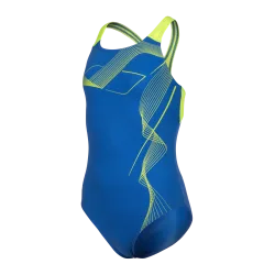 Arena G Arena Vibe Swimsuit Swim Pro Back Badeanzug Mädchen, blau, Grösse: 140