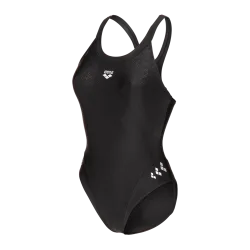 Arena W Arena Monoglow Swimsuit One Piece Badeanzug Damen, schwarz, Grösse: D 38