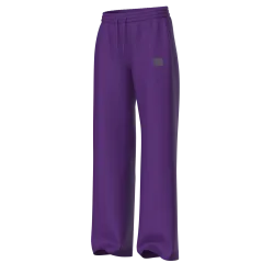 W Brushed Pant Wide Leg As