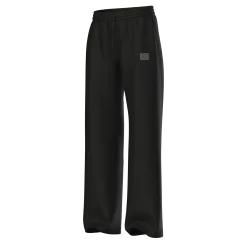 W Brushed Pant Wide Leg As