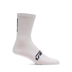 Giro Comp Racer High Sock unisex weiss, Grösse M