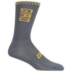 Giro Comp Racer High Rise Sock unisex grau, Grösse M