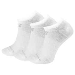 New Balance New Balance NB PF Cotton Flat Knit No Show Socks 3 Pair unisex, weiss, Grösse: L  unisex, weiss, Grösse: L