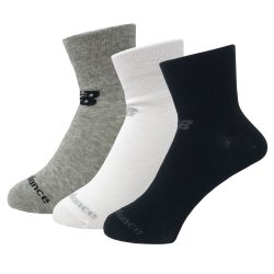 New Balance New Balance NB PF Cotton Flat Knit Ankle Socks 3 Pair unisex, mehrfarbig, Grösse: L  unisex, mehrfarbig, Grösse: L