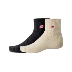 New Balance New Balance Waffle Knit Ankle Socks 2 Pack unisex, mehrfarbig, Grösse: M  unisex, mehrfarbig, Grösse: M