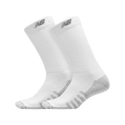 New Balance New Balance Coolmax Crew Socks 2 Pack unisex, weiss, Grösse: XL  unisex, weiss, Grösse: XL