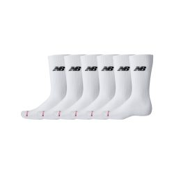 New Balance New Balance NB Everyday Crew 6 Pairs unisex, weiss, Grösse: XL  unisex, weiss, Grösse: XL