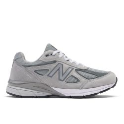 New Balance U Made in USA 990 v4 Core Freizeitschuhe / Sneaker unisex, grau, Grösse: 37.5