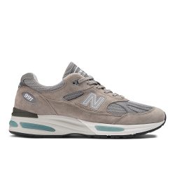 New Balance U 991 v2 MiUK Essentials Freizeitschuhe / Sneaker unisex, grau, Grösse: 37