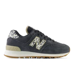 New Balance W 574 Animal Print Freizeitschuhe / Sneaker Damen, grau, Grösse: 41.5