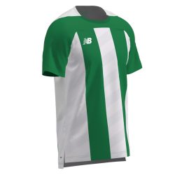 New Balance New Balance TW Kit Stripe 2 SS Jersey Herren, grün, Grösse: S  Herren, grün, Grösse: S