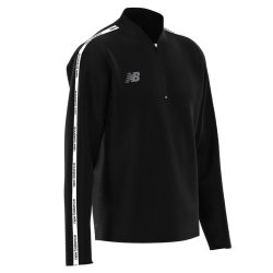 New Balance Y TW Training 1/4 Knitted Midlayer  unisex, schwarz, Grösse: YXS