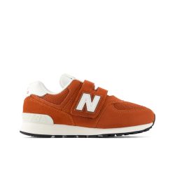 New Balance Kids 574 Hook & Loop unisex, orange, Grösse: 30