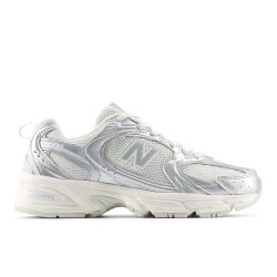 New Balance U 530 Metallic Fashion Freizeitschuhe / Sneaker unisex, grau, Grösse: 43