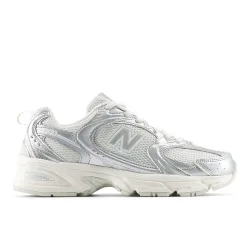 New Balance U 530 Metallic Fashion Freizeitschuhe / Sneaker unisex, grau, Grösse: 43