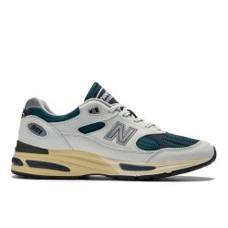 New Balance M 991 Made in UK v2 Iconic Influences Freizeitschuhe / Sneaker unisex, weiss, Grösse: 37.5