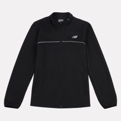 New Balance B NB Tricot Full Zip Funnel Top  Jungen, schwarz, Grösse: 9-10 Years