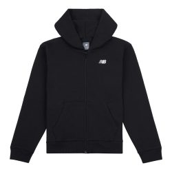 New Balance B New Balance French Terry Small Logo FZ Hoodie  Jungen, schwarz, Grösse: 7-8 Years