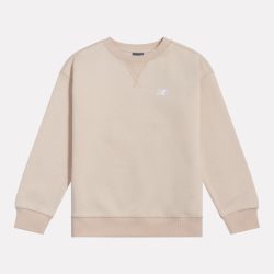 New Balance G New Balance French Terry Small Logo Crew  Mädchen, braun, Grösse: 10-11 Years