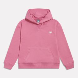 New Balance G New Balance French Terry Small Logo Hoodie  Mädchen, pink, Grösse: 10-11 Years