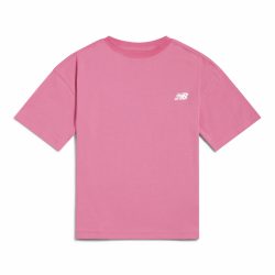 New Balance G New Balance Jersey Small Logo Tee  Jungen, pink, Grösse: 9-10 Years