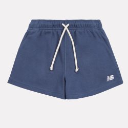 New Balance G New Balance French Terry Small Logo Short  Mädchen, blau, Grösse: 9-10 Years