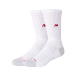 New Balance New Balance Active NB Premium Crew Socks 2 Pack unisex, weiss, Grösse: S  unisex, weiss, Grösse: S