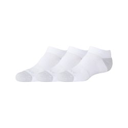 New Balance Youth Active No Show Socks 3 Pack  unisex, weiss, Grösse: L