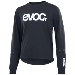 Evoc Long Sleeve Jersey Biketrikot für Jungen und Mädchen schwarz /  black, Grösse: L