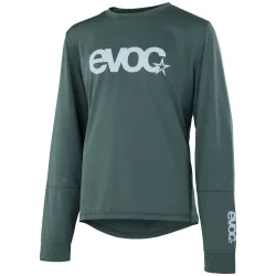 Evoc Long Sleeve Jersey Biketrikot für Jungen und Mädchen grün /  bottle green, Grösse: L