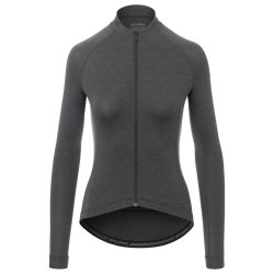 Giro W New Road LS Jersey Damen grau, Grösse M