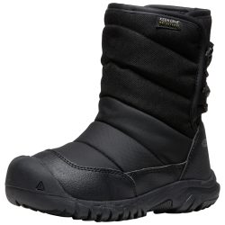 KEEN Kids Y Puffrider WP Winterschuhe, schwarz, Grösse: 34