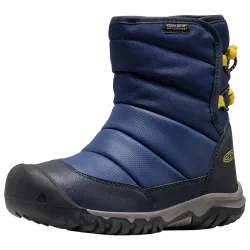 KEEN Kids Y Puffrider WP Winterschuhe, blau, Grösse: 34