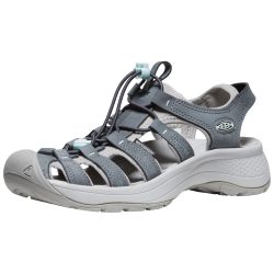KEEN W Astoria West Leather Trekkingsandalen Damen, grau, Grösse: 36