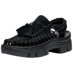 KEEN A Uneek PLT Tassell Freizeitsandalen unisex, schwarz, Grösse: 39.5