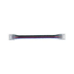 Paulmann 78466 Connector RGBW Slim Flex 12mm Verbindungskabel Kabellänge: 0.12 m 24 V (L x B x H) 0.126 x 14 x 5.5 mm 1