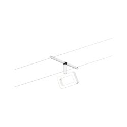 Paulmann WS DC Frame Niedervolt-Seilsystem-Leuchte Weiß (matt), Chrom