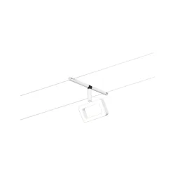Paulmann WS DC Frame Niedervolt-Seilsystem-Leuchte Weiß (matt), Chrom