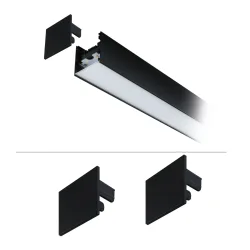 Paulmann Linion 98626 Abdeckung Schwarz (matt)