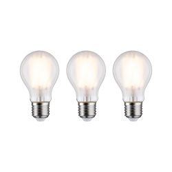 Paulmann 29092 LED EEK E (A - G) E27 Glühlampenform 9 W Warmweiß (Ø x H) 60 mm x 106 mm 3 St.