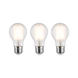 Paulmann 29092 LED EEK E (A - G) E27 Glühlampenform 9 W Warmweiß (Ø x H) 60 mm x 106 mm 3 St.
