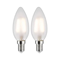 Paulmann 28636 LED EEK G (A - G) E14 3 W Warmweiß (Ø x H) 35 mm x 98 mm 2 St.