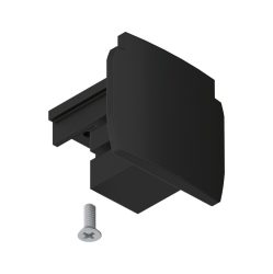 Paulmann 91384 ProRail3 Endcap Hochvolt-Seilsystem-Komponente Endkappe ProRail3 Schwarz