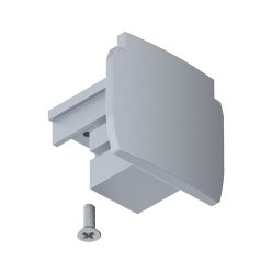 Paulmann 91382 ProRail3 Endcap Hochvolt-Seilsystem-Komponente Endkappe ProRail3 Silber