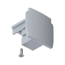 Paulmann 91382 ProRail3 Endcap Hochvolt-Seilsystem-Komponente Endkappe ProRail3 Silber