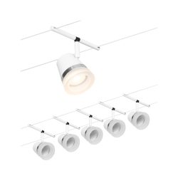 Paulmann LED-Seilsystemleuchte Cone Weiss | 16 × 1000 cm